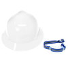 Safe Handler Professional Full Brim Hard Hat, White BLSH-ESSU-HDPE-HH4W
